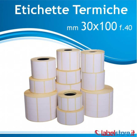 Etichette adesive bianche cm 5x3,7 - 80 pezzi