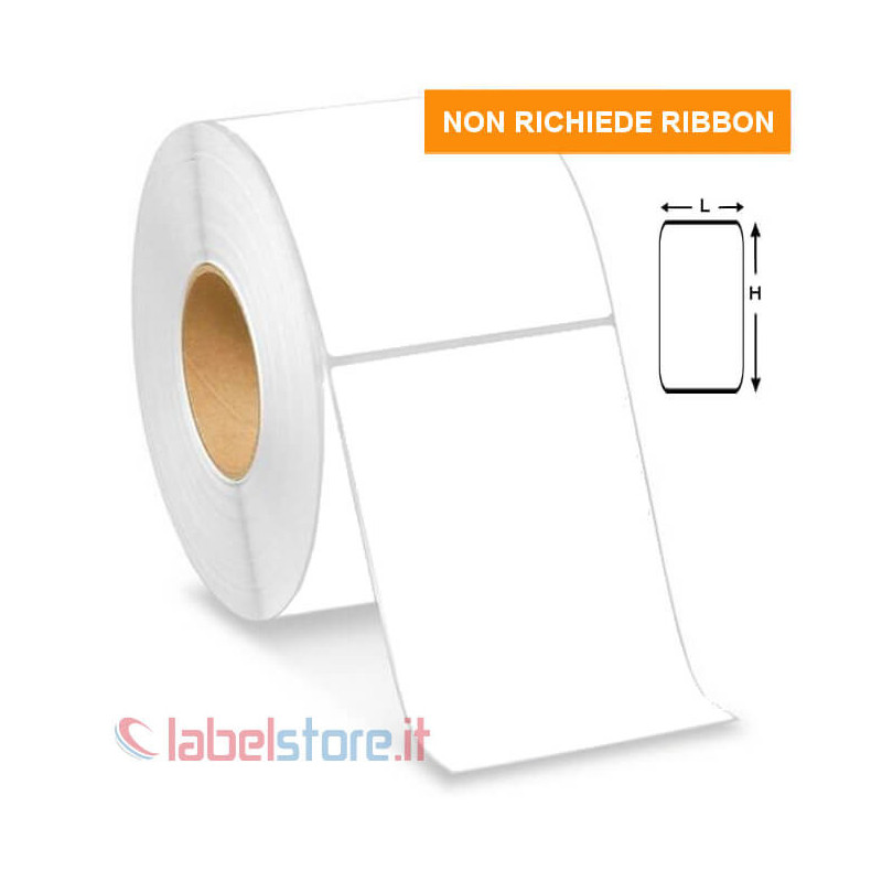 Etichette Termiche adesive bianco stampabili: Su LABELSTORE in offerta
