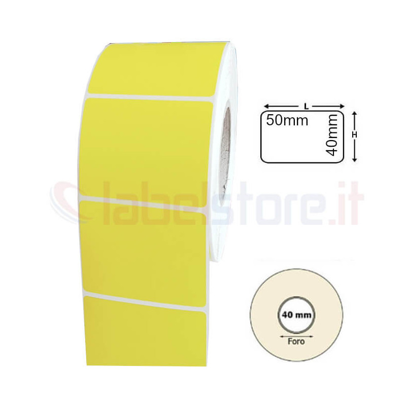 Etichette adesive in Polipropilene colorato: In offerta su Labelstore